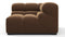 Tufted - Tufted Module, Right Corner, Mocha Velvet