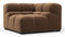 Tufted - Tufted Module, Right Corner, Mocha Velvet