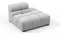 Tufted - Tufted Module, Right End, Armless, Light Gray Wool