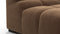 Tufted - Tufted Module, Right End, Armless, Mocha Velvet