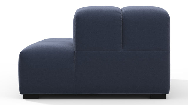 Tufted - Tufted Module, Right End, Armless, Royal Blue Wool