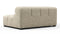 Tufted - Tufted Module, Large Left Corner, Beige Gray Chenille