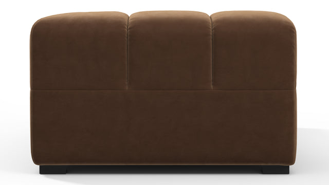 Tufted - Tufted Module, Large Left Corner, Mocha Velvet