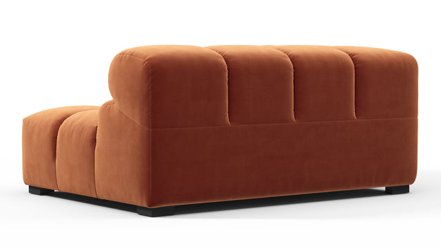 Tufted - Tufted Module, Large Left Corner, Spice Velvet