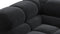 Tufted - Tufted Module, Left Corner Half, Black Velvet