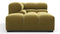 Tufted - Tufted Module, Left Corner Half, Olive Gold Velvet