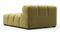 Tufted - Tufted Module, Left Corner Half, Olive Gold Velvet