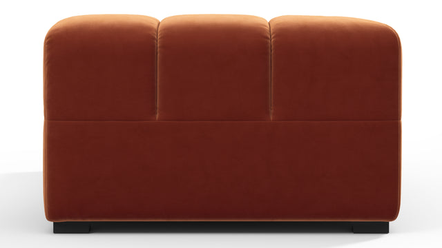 Tufted - Tufted Module, Left Corner Half, Spice Velvet