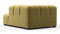 Tufted - Tufted Module, Right Corner Half, Olive Gold Velvet