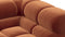 Tufted - Tufted Module, Right Corner Half, Spice Velvet