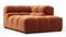 Tufted - Tufted Module, Right Corner Half, Spice Velvet