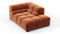 Tufted - Tufted Module, Right Corner Half, Spice Velvet