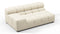 Tufted - Tufted Module, Extra Large Left Arm, Eggshell Boucle