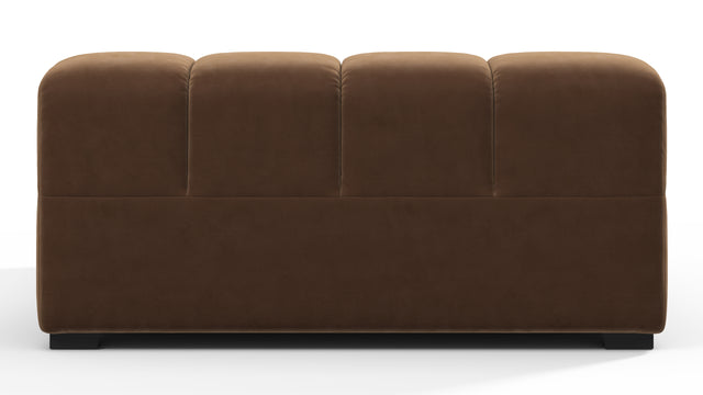 Tufted - Tufted Module, Deep Large Left Arm, Mocha Velvet