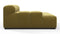 Tufted - Tufted Module, Deep Large Left Arm, Olive Gold Velvet