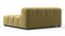 Tufted - Tufted Module, Deep Large Left Arm, Olive Gold Velvet