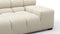 Tufted - Tufted Module, Extra Large Right Arm, Eggshell Boucle