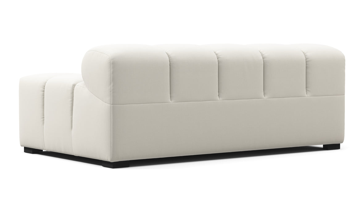 Tufted - Tufted Module, Extra Large Right Arm, Oatmeal Brushed Weave