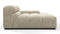 Tufted - Tufted Module, Deep Large Right Arm, Beige Gray Chenille