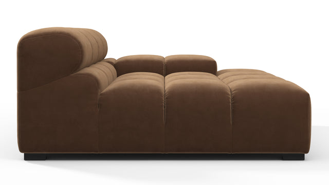 Tufted - Tufted Module, Deep Large Right Arm, Mocha Velvet