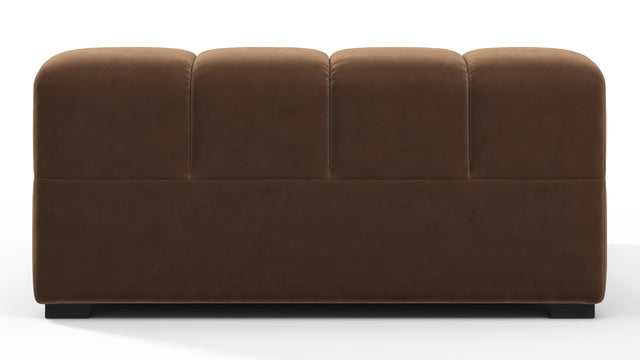 Tufted - Tufted Module, Deep Large Right Arm, Mocha Velvet