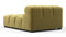 Tufted - Tufted Module, Deep Left Arm, Olive Gold Velvet