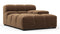 Tufted - Tufted Module, Deep Right Arm, Mocha Velvet