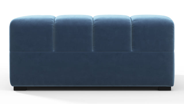 Tufted - Tufted Module, Large Right Corner, Aegean Blue Velvet