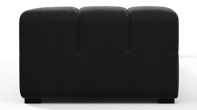 Tufted - Tufted Sectional, Extra Large Sofa, Black Velvet