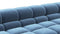 Tufted - Tufted Sectional, U Shape, Aegean Blue Velvet