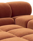 Tufty - Tufty Sectional, Extra Large Sofa, Spice Velvet | FINAL SALE