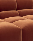 Tufty - Tufty Sectional, Extra Large Sofa, Spice Velvet | FINAL SALE