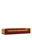 Tufty - Tufty Sectional, Extra Large Sofa, Spice Velvet | FINAL SALE