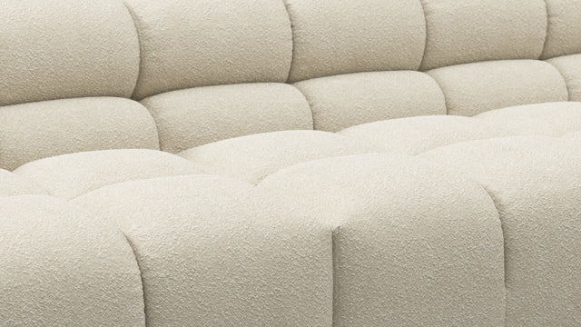 Tufted - Tufted Sectional, Extra Large Sofa, Eggshell Boucle