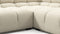 Tufted - Tufted Sectional, Large Right Corner, Eggshell Boucle