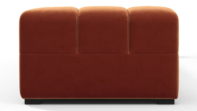 Tufted - Tufted Sectional, Large, Right Chaise, Spice Velvet