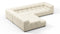 Tufted - Tufted Sectional, Left Corner, Eggshell Boucle