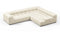 Tufted - Tufted Sectional, Right Corner, Eggshell Boucle