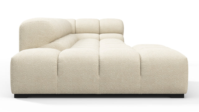 Tufted - Tufted Sectional, Small L, Left, Eggshell Boucle