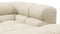 Tufted - Tufted Sectional, Small L, Right, Eggshell Boucle