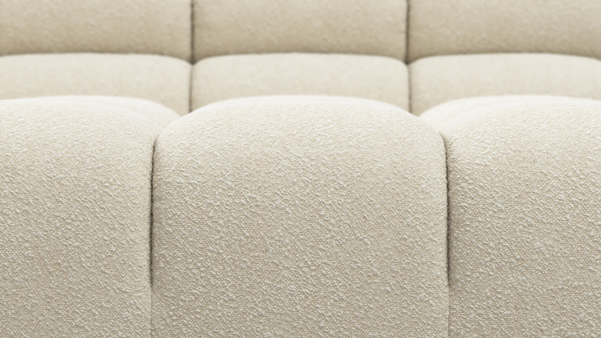 Tufted - Tufted Sectional, Small L, Right, Eggshell Boucle