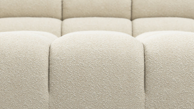 Tufted - Tufted Sectional, Small L, Right, Eggshell Boucle