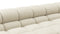 Tufted - Tufted Sectional, U Shape, Eggshell Boucle