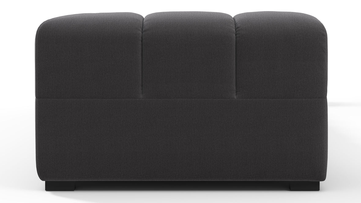 Tufted - Tufted Sectional, Extra Large Sofa, Ink Brushed Weave