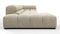 Tufted - Tufted Sectional, Large, Left Chaise, Beige Gray Chenille