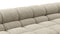 Tufted - Tufted Sectional, U Shape, Beige Gray Chenille