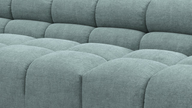 Tufted - Tufted Sectional, Extra Large Right Corner, Cerulean Chenille