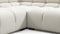 Tufted - Tufted Sectional, Large Left Corner, Oatmeal Brushed Weave