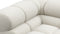 Tufted - Tufted Sectional, Large, Right Chaise, Oatmeal Brushed Weave