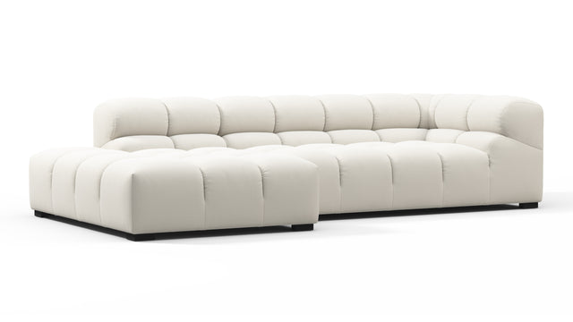 Tufted - Tufted Sectional, Small L, Left, Natural Weave